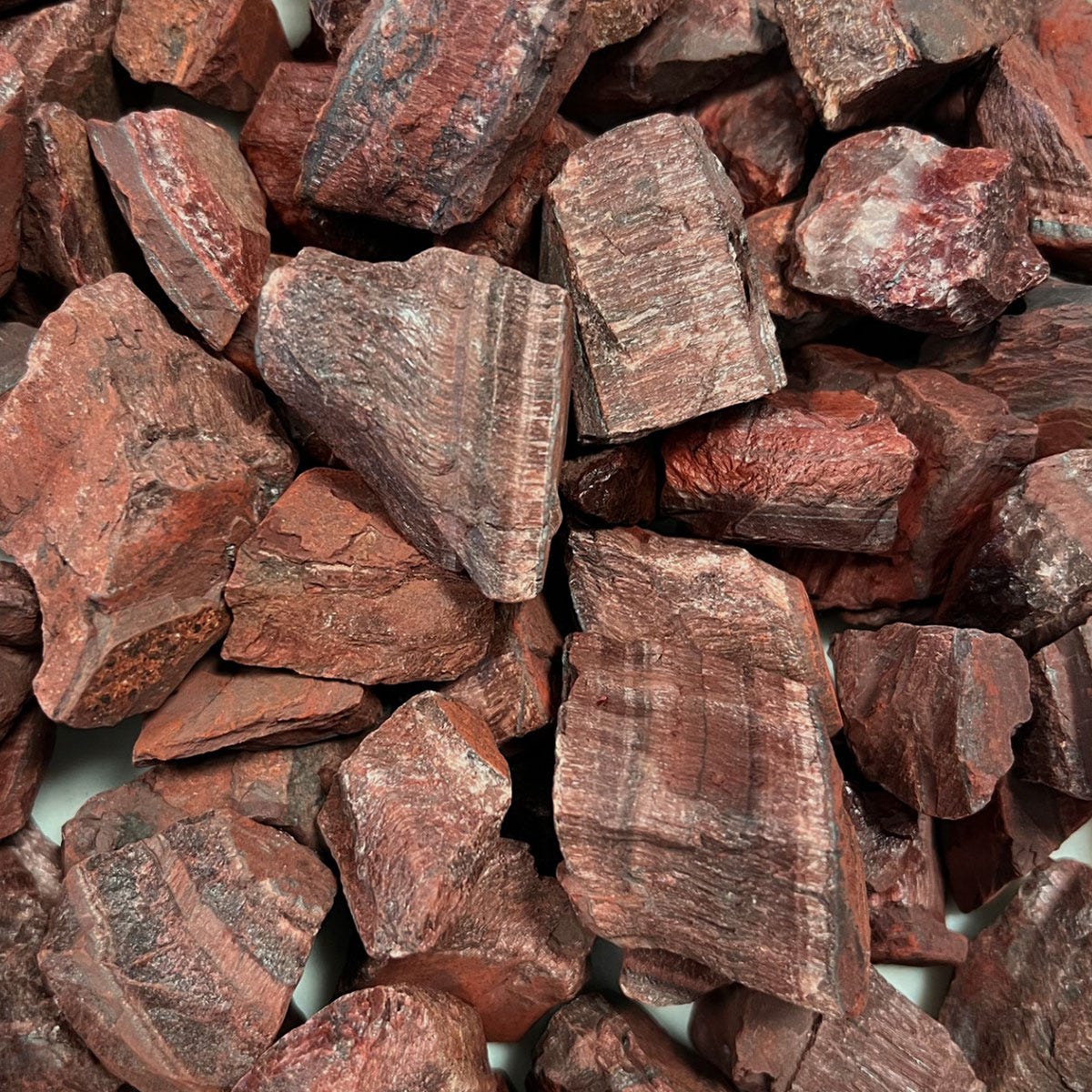 Red Tiger Eye Tumbling Rough