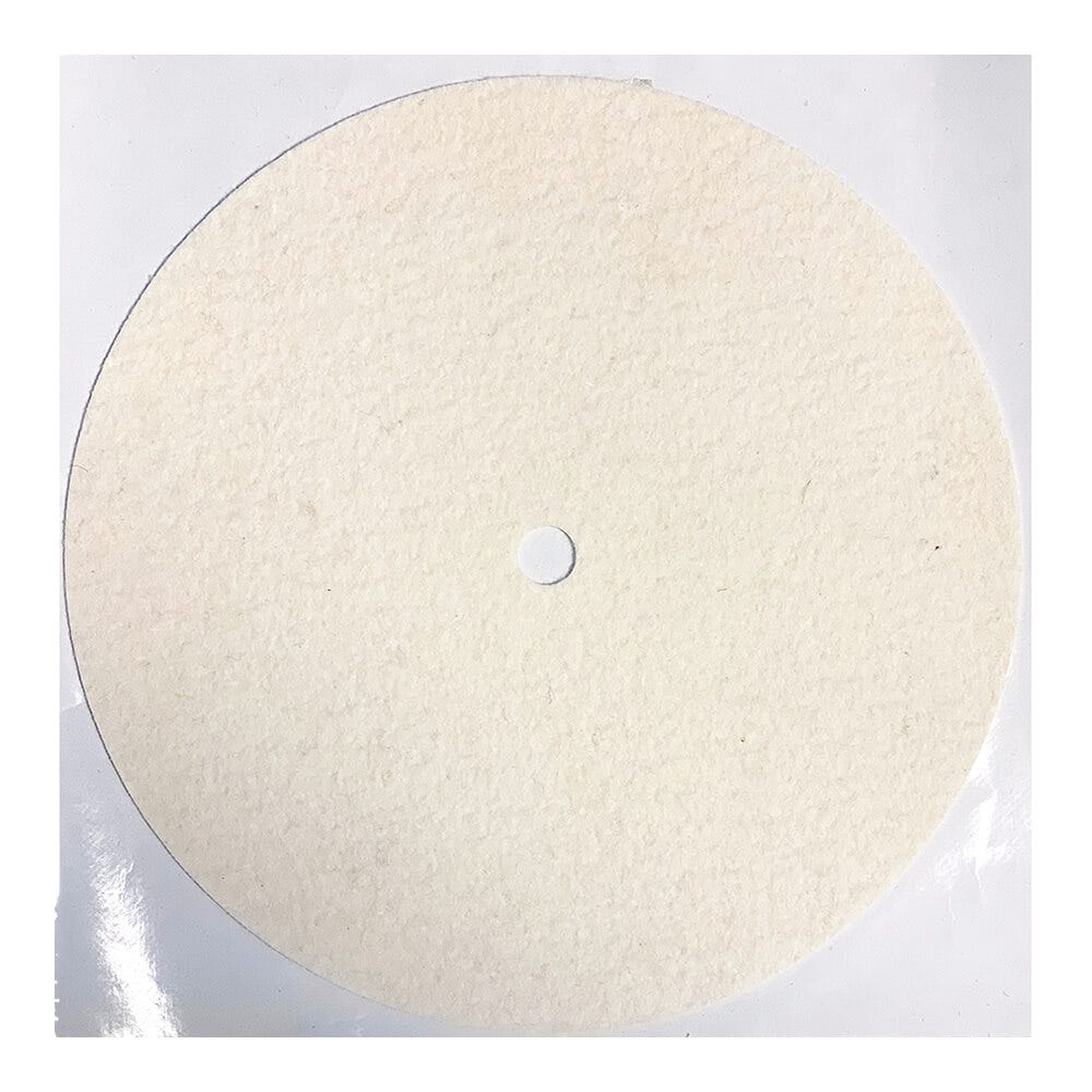 6" Felt Polishing Pads w/PSA
