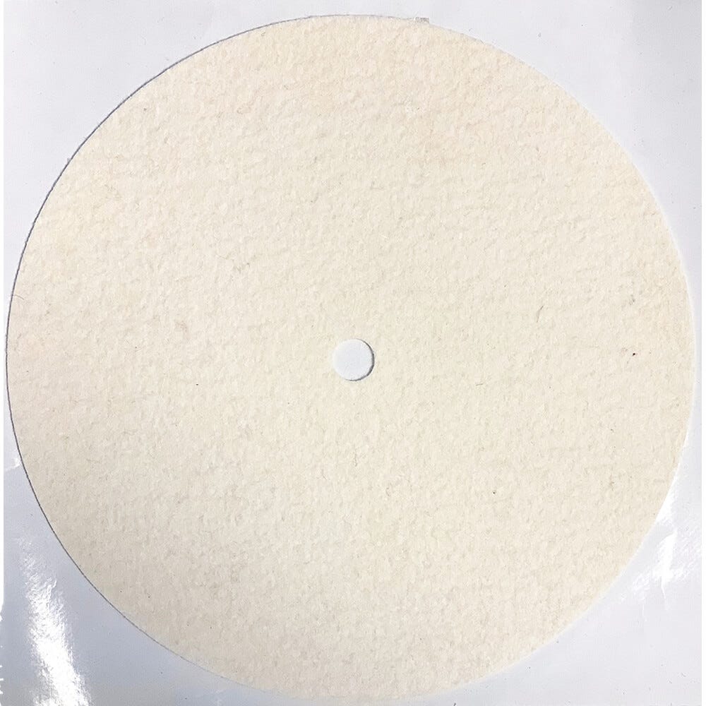 8" Felt Polishing Pads w/PSA