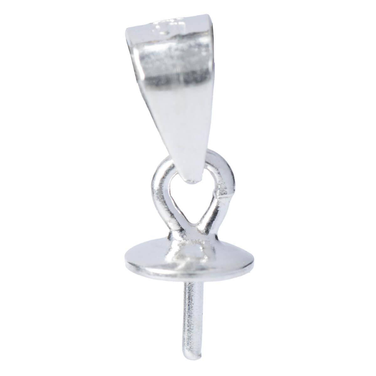 Screw Eye w/ Bail - Plated 925 SS - EA