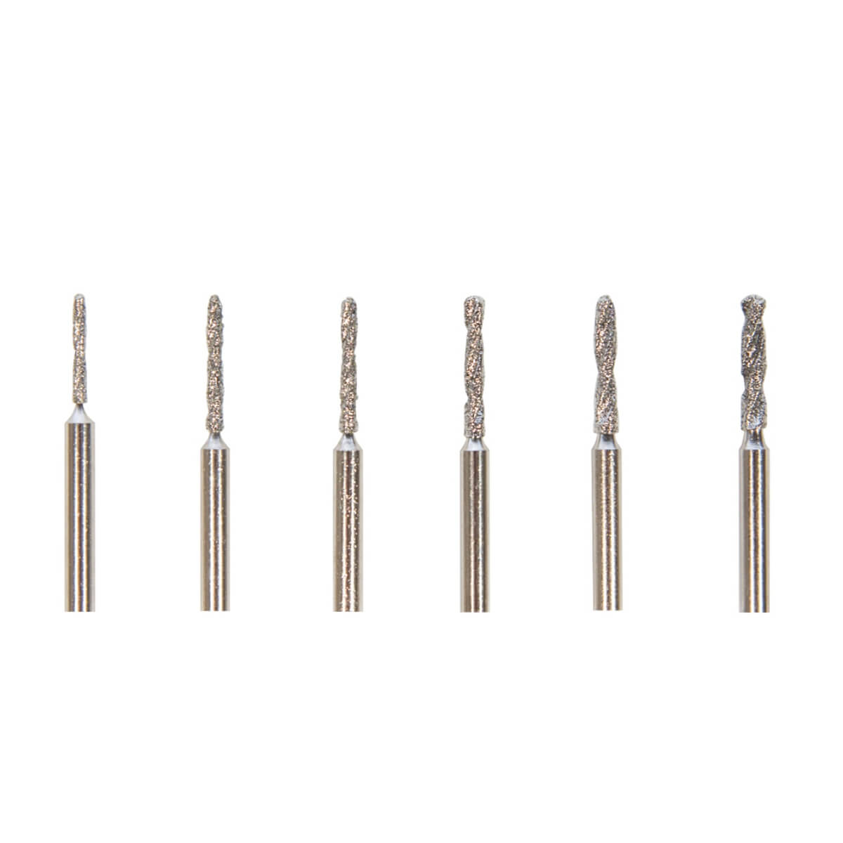 Diamond Coated, 1 - 2.1mm 3/32" Drills (6 Pc)