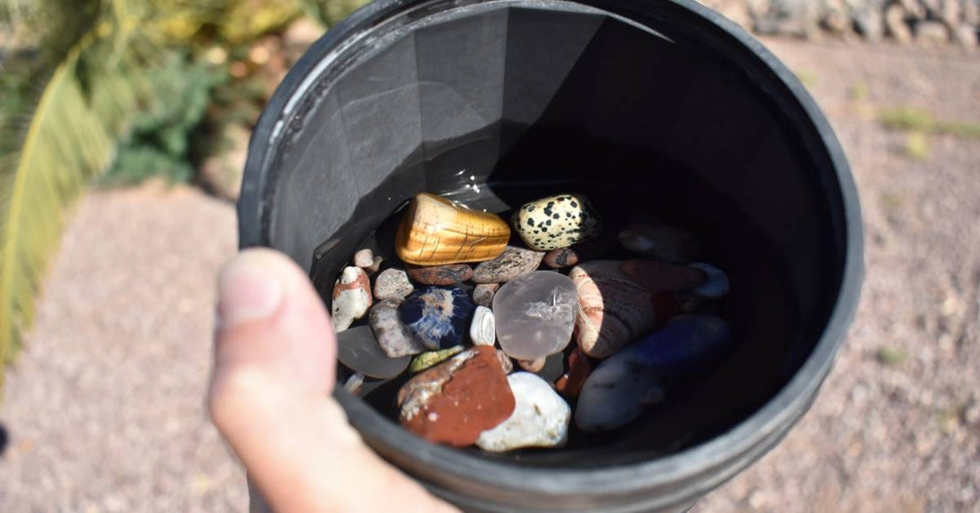 Barrel filled stones – Kingsley North