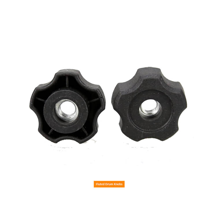 REBEL 17 - Replacement Fluted Drum Knobs - Package of 6