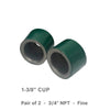 CAST IRON CUTTER CUPS: Covington