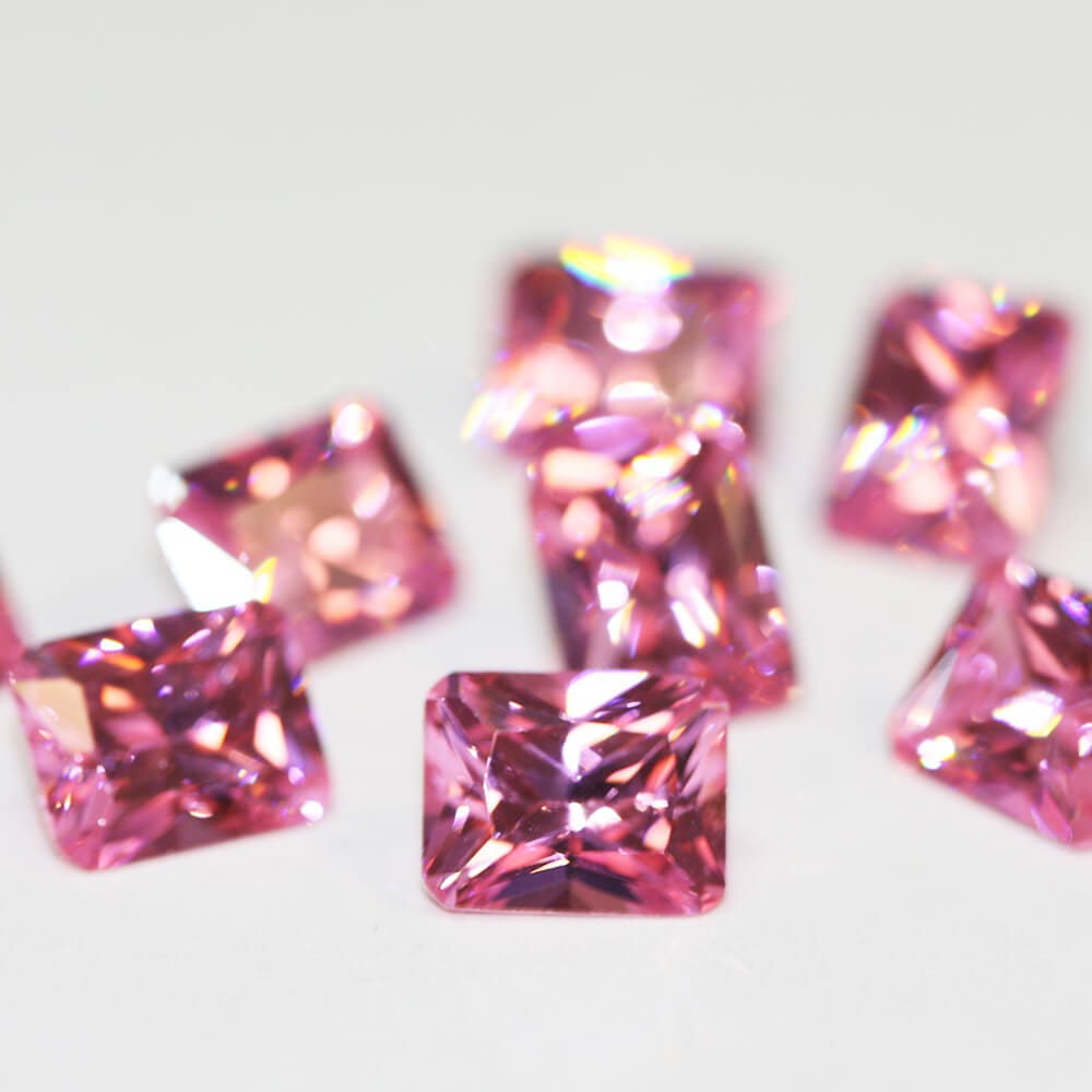 PINK EMERALD Cubic Zirconia