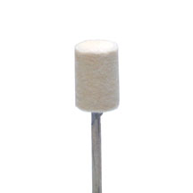 Mounted Felt Buff - cylinder
