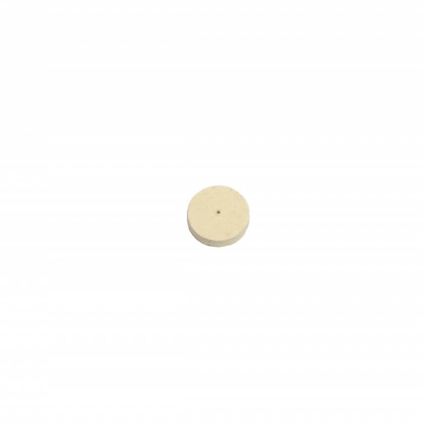 Solid Felt Wheel Buff 1" Dia. and 1/4" thickness