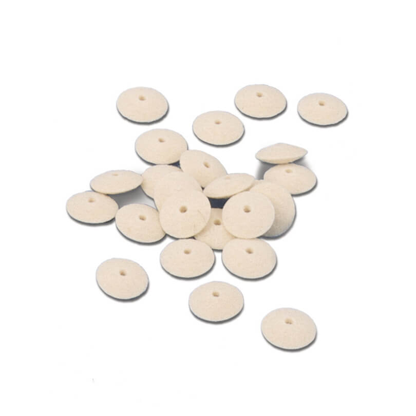 Miniature Knife Edge Felt Buffs 5/8" Dia.