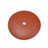 Red Silicon Pad, 5-1/2  Diameter, 1/2  Hole