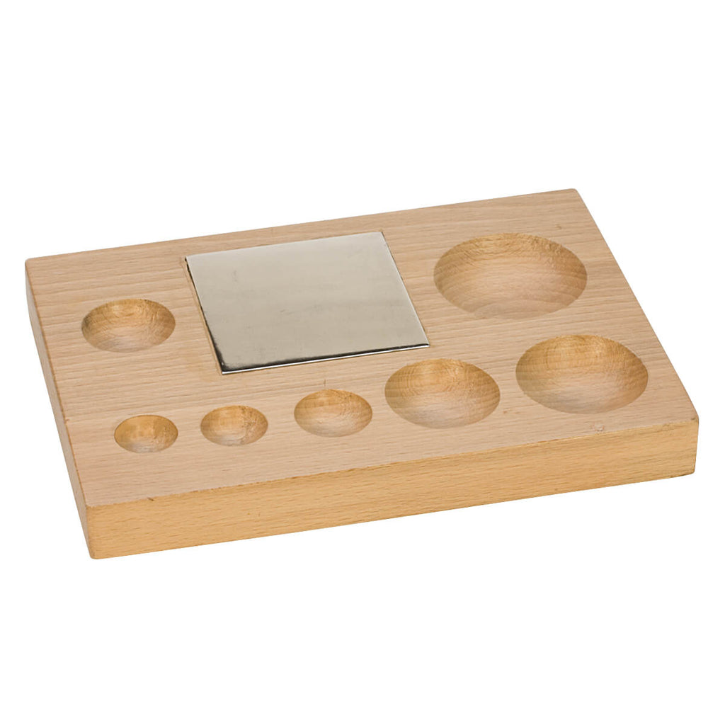 7 ROUND GROOVE SHAPING BLOCK W/ STEEL BLOCK - Wooden