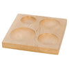 4 ROUND SHALLOW GROOVE SHAPING BLOCK - Wooden