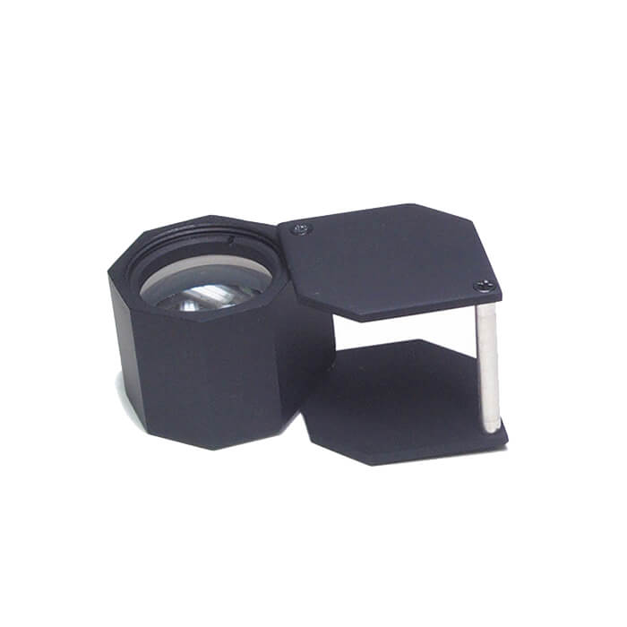 Peer 20.5mm, 10X Triplet Magnifier Loupe, black