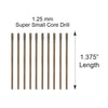 SUPER SMALL CORE DRILLS -  PACKAGE OF 10