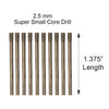 SUPER SMALL CORE DRILLS -  PACKAGE OF 10