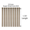 SUPER SMALL CORE DRILLS -  PACKAGE OF 10