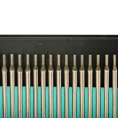 2mm Drill Bit Set of 30 - 1/8" Shank - 100 Grit