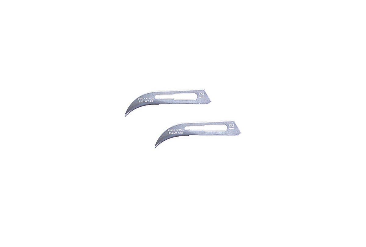 Swann-Morton Knife Blades, Curved, No. 12