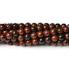 10mm Natural Mahogany Obsidian Round Beads
