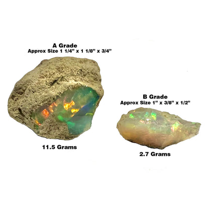 Ethiopian Opal Rough - Per Gram