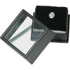 Glass-Top Gem Jars - Black