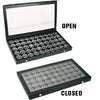 SNAP-CLOSE LID TRAYS with 50 GEM JARS