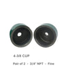 CAST IRON CUTTER CUPS: Covington