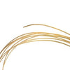 RED BRASS WIRE - HALF ROUND HALF HARD, 18GA - 25FT