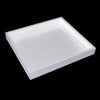 Plastic Half-Tray White