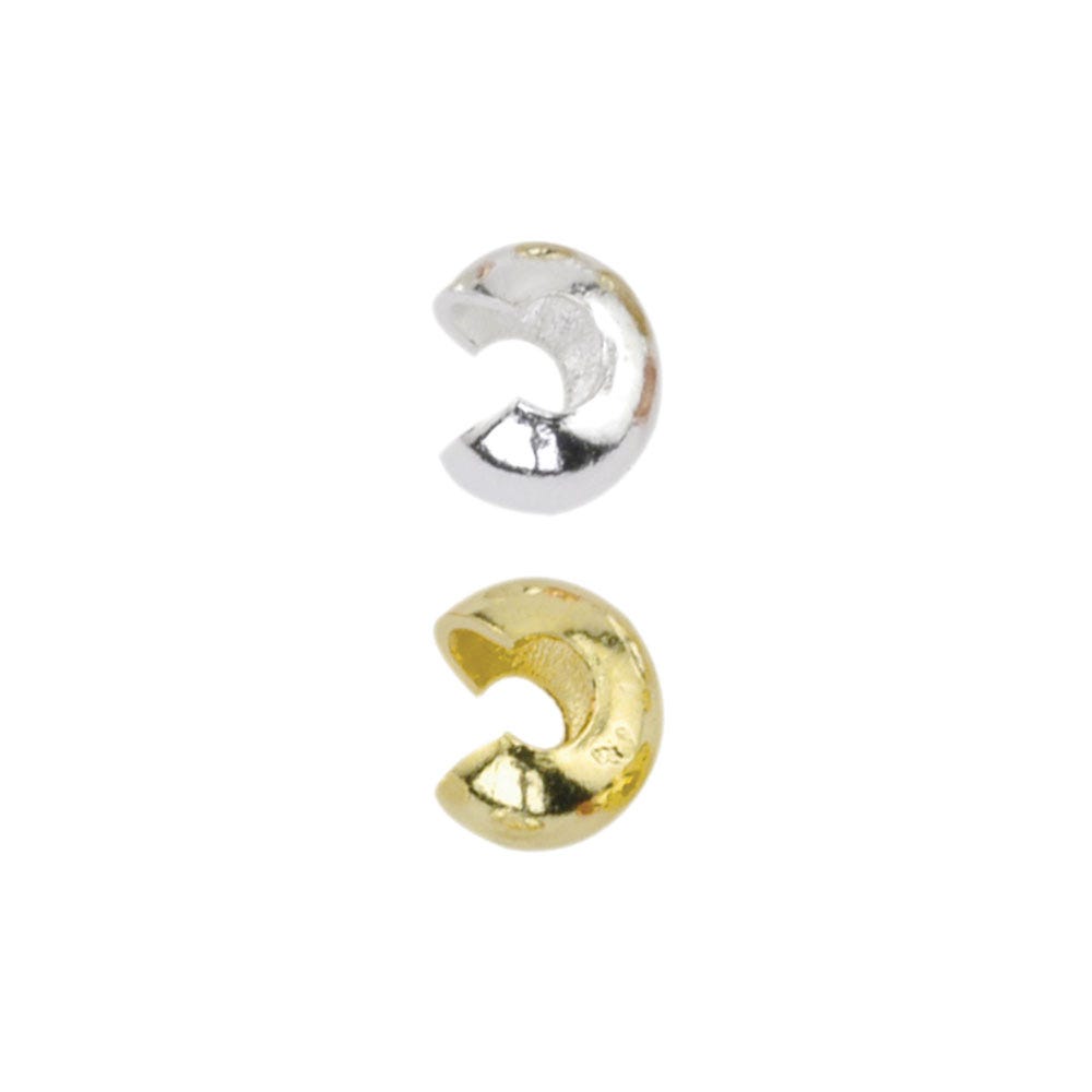 Crimp Covers -  Pre-Opened Bead