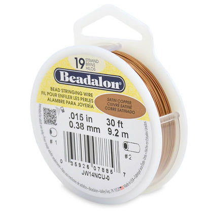 Beadalon 19 - Satin Copper Color