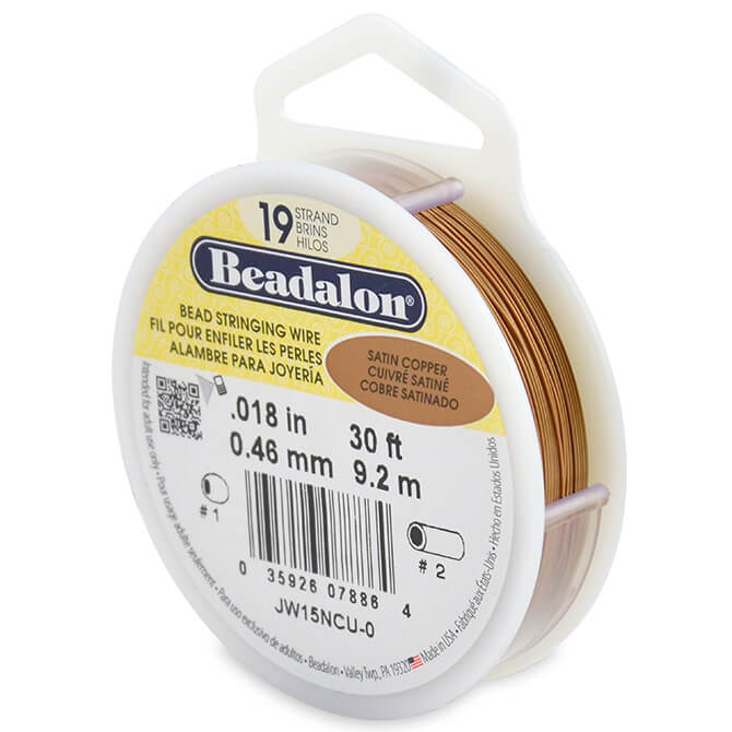 Beadalon 19 - Satin Copper Color