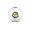 Scrimp Finding, Round, 4.5 mm / .177 in, Silver Plated, 10 pc