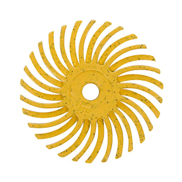 3m radial bristle discs 3/4", 80g (yellow)