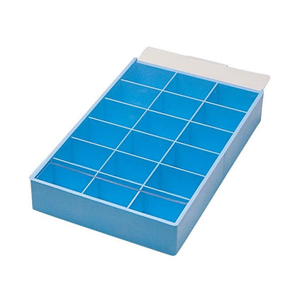 Clear Compartment Boxes with Hinged Lids