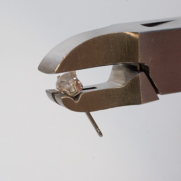 STONE SETTING PLIERS WITH GROOVE