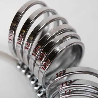 Finger gauge Slim band (3MM) U.S. Standard 1-15 (29 Rings)