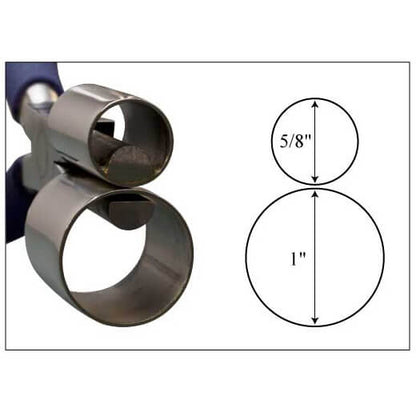 MILAND DOUBLE CYLINDER RING PLIER (5/8", 1")