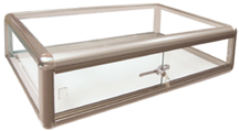 Glass Countertop Aluminum Display Case