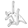 Miniature Easel - 2"x1-1/8"x2-1/8" - EACH