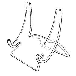 Miniature Easel - 2-3/8"x2-1/4"x2-1/8"