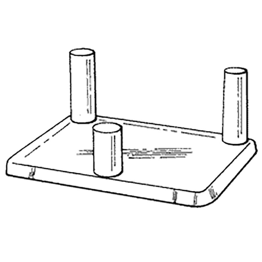 Three Leg Peg Stand - 1-3/4"x4-1/4"x3-1/2"