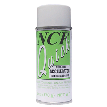 NCF Quick 6 oz Aerosol CA Glue Accelerator, QA-6