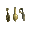 Teardrop Pendant Bail - BRASS