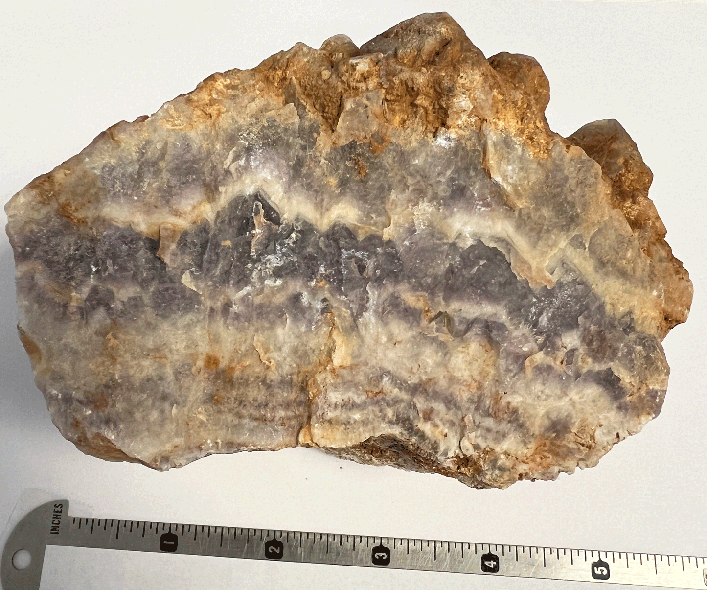 Banded Amethyst Cabbing Rough 4-6 inches