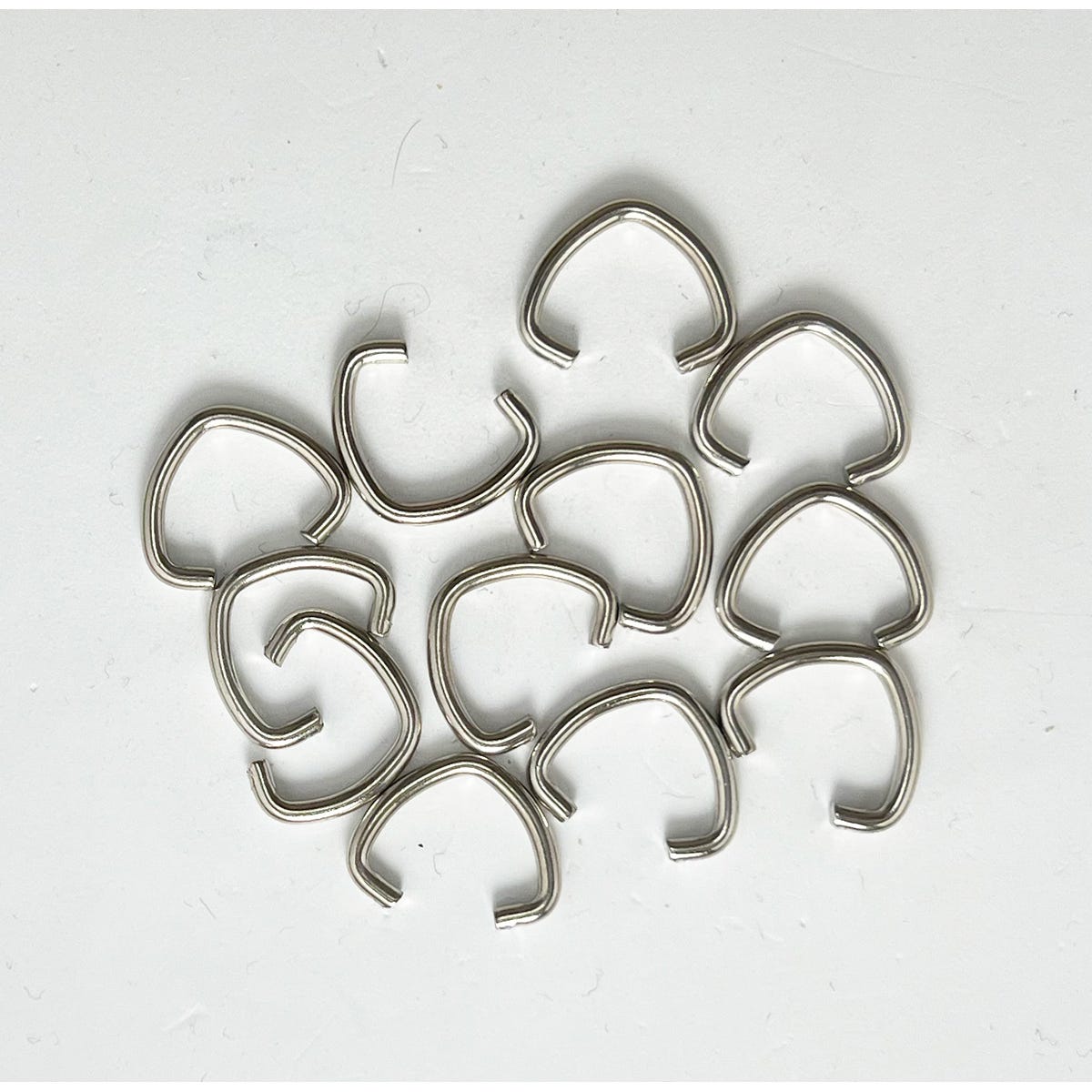 Triangle Jump Rings - Dozen