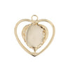 Heart Pendant 8x10mm