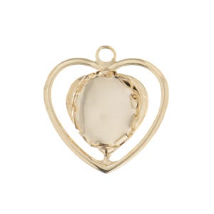 Heart Pendant 8x10mm