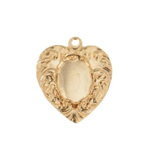 Heart Pendant 8x6mm Bezel Edge