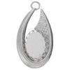 Cabochon Pendant - 18x13mm - Gold & Silver Color