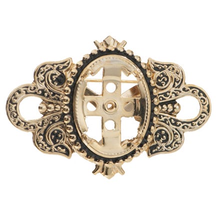 Antique Brooch - 25x18mm
